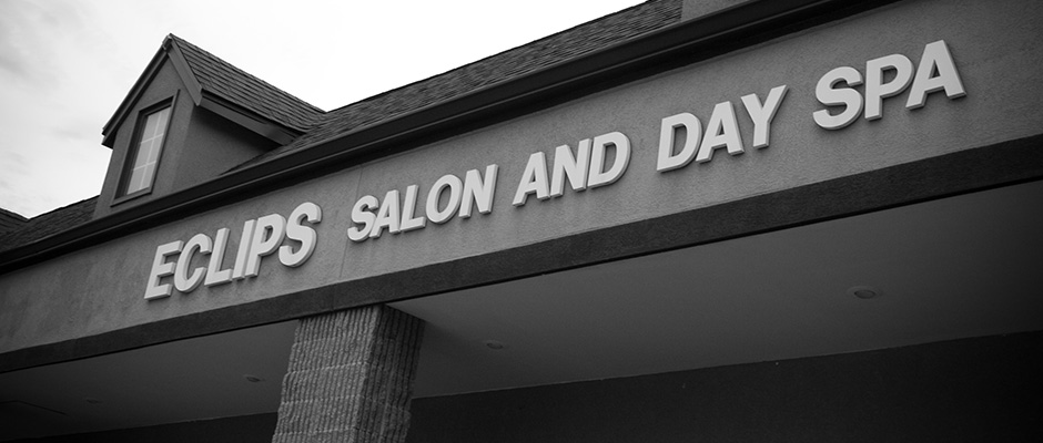 Eclips Salon and Day Spa Sign Eclips Salon and Day Spa Sign